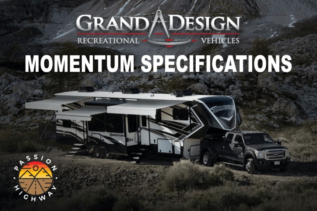 Grand Design Momentum Specifications by Model